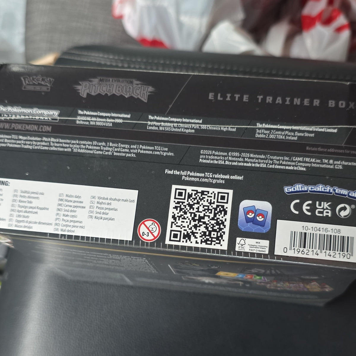PKMN - Pitch Black Elite Trainer Box